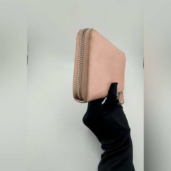 Coach Madison Pleated Zip Around Wallet Pink with Silver Hardware - Picture 8 of 11